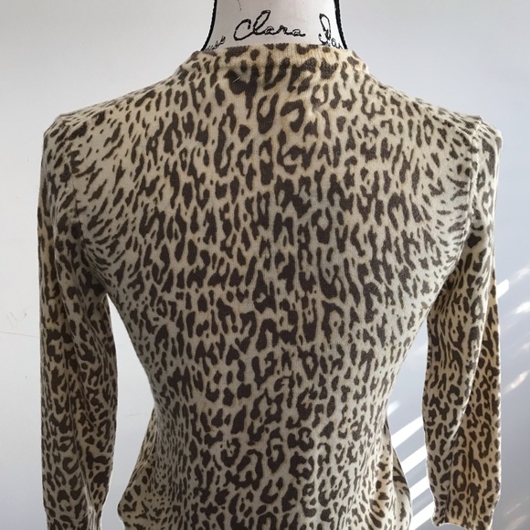 J. Crew Leopard Print Cardigan🐆 - Picture 3 of 5